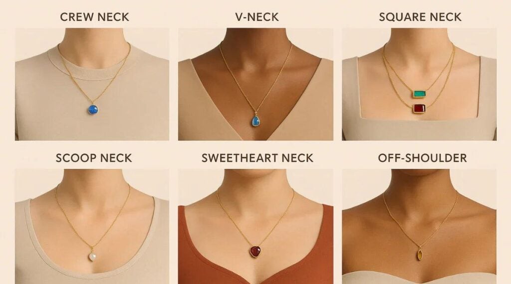 What Jewelry to Wear with Different Necklines A Complete Style Guide