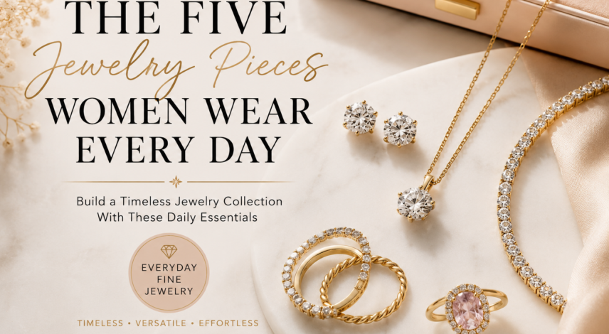The Five Jewelry Pieces Women Wear Every Day | Everyday Fine Jewelry Guide The Five Jewelry Pieces Women Wear Every Day | Everyday Fine Jewelry Guide