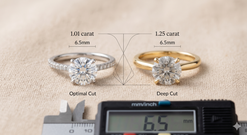 The Truth About Diamond Carat Weight vs Size: The Industry Insider's Guide The Truth About Diamond Carat Weight vs Size: The Industry Insider's Guide