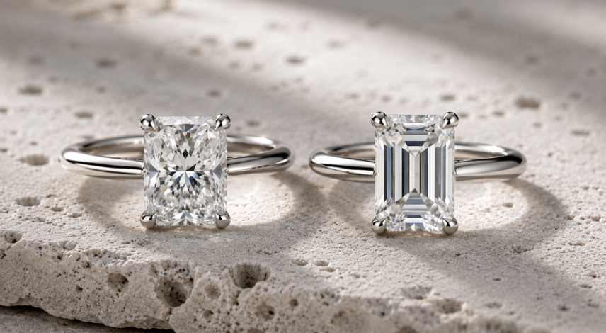 Radiant Cut vs Emerald Cut: Which Rectangular Diamond is Best?