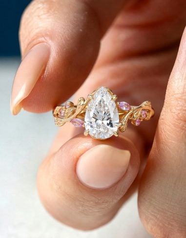 nature inspired engagement rings