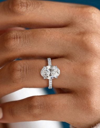 pave engagement ring