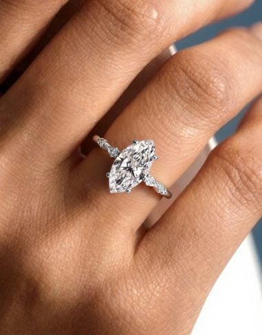 side stone engagement ring